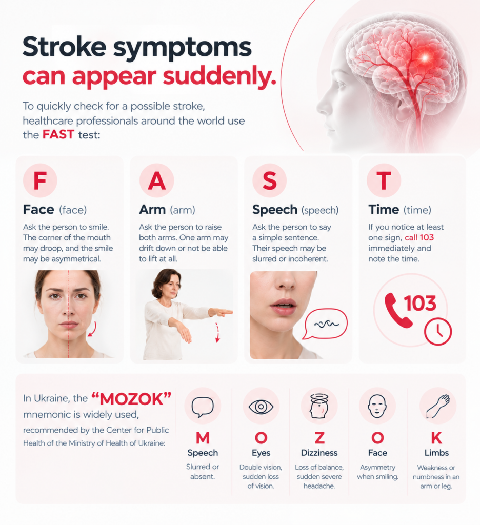  Early Signs of Stroke: How to Recognize Them in One Minute